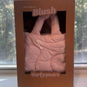 Thirty Years NIB Mini Drift Tote Blush Limited Edition Purse  Bag Collectors Box